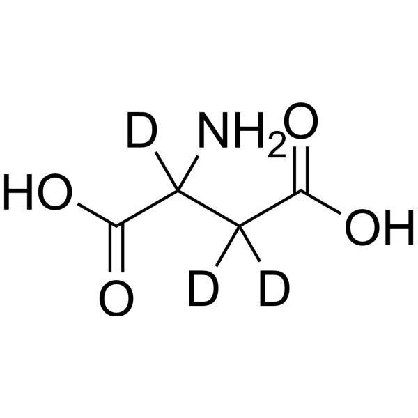 DL-Aspartic acid-d3 (DL-Aspartic acid d3) 14341-75-4